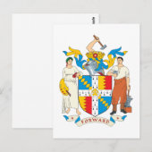Birmingham-Wappen Postkarte (Vorne/Hinten)