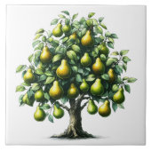Birnbaum Fliese (Vorderseite)
