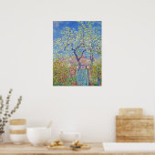 Birnbaum in Blüte - Claude Monet Poster (Küche)