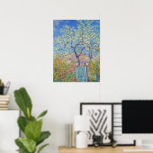 Birnbaum in Blüte - Claude Monet Poster (Heimbüro)
