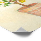 Birnbaum-Kunstposter Poster (Ecke)