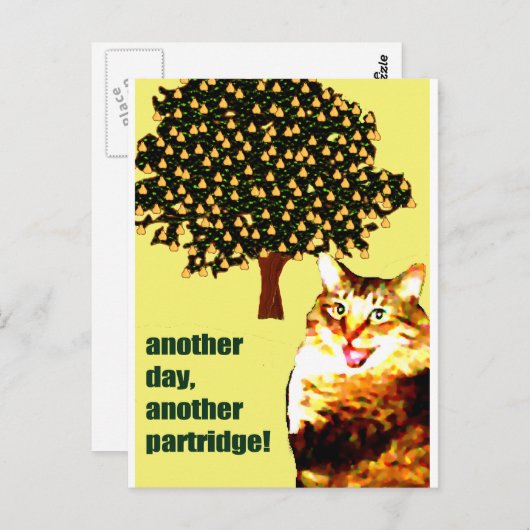 Birnbaum Postkarte (Vorne/Hinten)