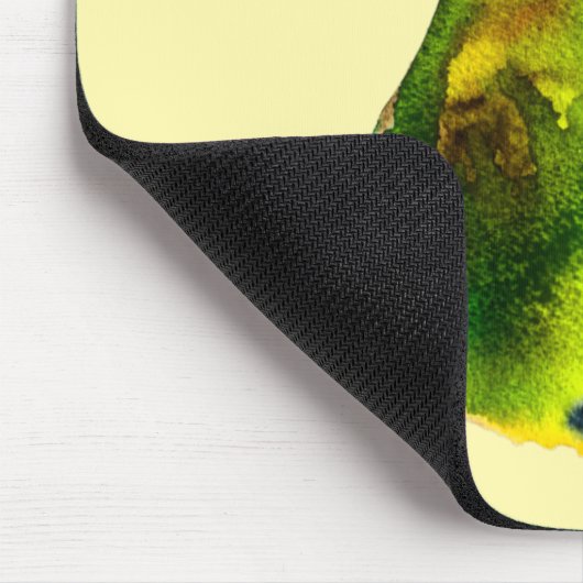 Birne, Aquarellfrucht Mousepad (Ecke)