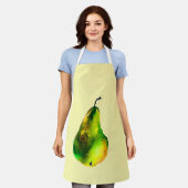 Birne, Aquarellfrucht Schürze (Getragen)