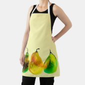 Birne Aquarellfrucht Schürze (InSitu)