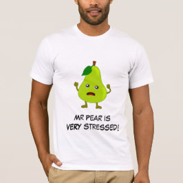 Birne: Bad Fruit Gang mit anpassbarem Slogan T-Shirt
