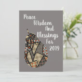 Birne Feiertagskarte (Stehend Vorderseite)