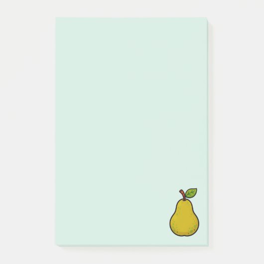 Birne - Fruchtsammlung - Post-it Klebezettel (Vorderseite)
