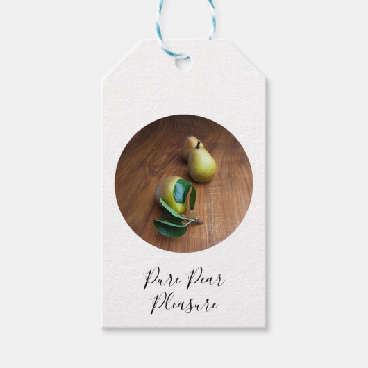 Birne Geschenkanhänger (Vorderseite)