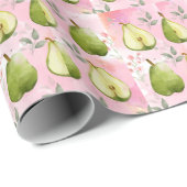 Birne Geschenkpapier (Rolleneckpunkt)