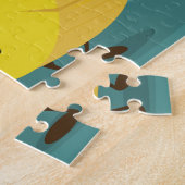 Birne Grapefruit Ananas Peach Cartoon Niedlich Nah Puzzle (Seite)