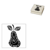 Birne Gummistempel (Stempel)