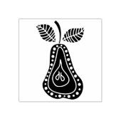 Birne Gummistempel (Prägung)
