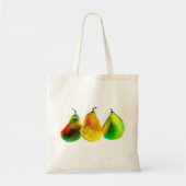 Birne Kunst niedliche Aquarellfrucht Tasche (Vorne)