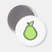 Birne Magnet (Vorderseite/Rückseite)