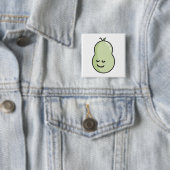 Birne mit einem Lächeln Button (Beispiel)