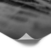 Birne mit Schwarz-Weiß-Weiß Poster (Ecke)