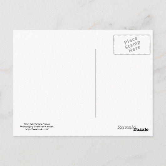 Birne Postkarte (Rückseite)