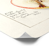 Birne (Pyrus Communis) Fruchtfarben Poster (Ecke)