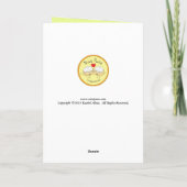 Birne Unterwäsche - Funny Pear Pun Card Karte (Rückseite)