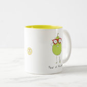 Birne von Gläser Niedlich & Funny Coffee Tasse (VorderseiteRechts)