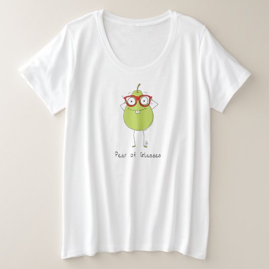 Birne von Glass Funny Women's Plus Größe T - Shirt (Design vorne)