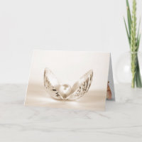 Birne zum Geburtstag in Austernzucht Muschel