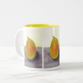 Birne Zweifarbige Tasse (Vorderseite Links)