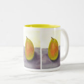 Birne Zweifarbige Tasse (VorderseiteRechts)