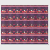 Birnen-Abendessen im nördlichen Kardinal Geschenkpapier (Flach)