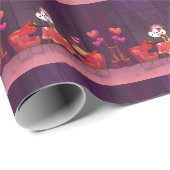 Birnen-Abendessen im nördlichen Kardinal Geschenkpapier (Rolleneckpunkt)