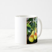 Birnen am Baum Foto Kaffeetasse (VorderseiteRechts)