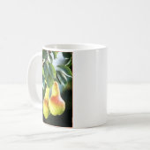 Birnen am Baum Foto Kaffeetasse (Vorderseite Links)