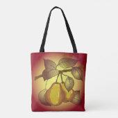 Birnen an einem Baum Tasche (Rückseite)