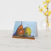 Birnen-Anmerkungs-Karte Karte (Gelbe Blume)