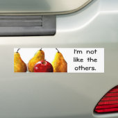 Birnen, Apple-Kunst-Stillleben Autoaufkleber (Auf Auto)