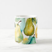 Birnen Aquarell Kunst Kaffeetasse (Mittel)