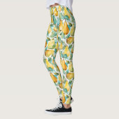 Birnen-Aquarell-Kunst Leggings (Links)