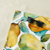 Birnen-Aquarell-Kunst  Strandtuch (Beispiel)