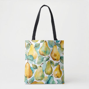 Birnen-Aquarell-Kunst  Tasche