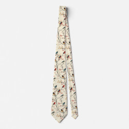 Birnen auf Creme Krawatte