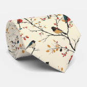 Birnen auf Creme Krawatte (Gerollt)