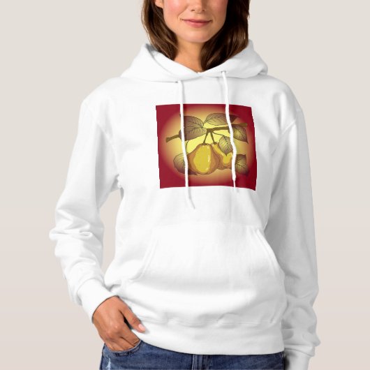 Birnen auf einem Baum Hoodie (Vorderseite)
