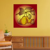 Birnen auf einem Baum Poster