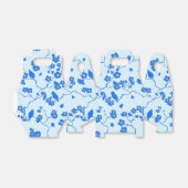 Birnen auf Kirschblüten Blau auf blau Geschenkschachtel (Ungefaltet)