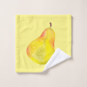 Birnen Badhandtuch Set (Waschlappen)