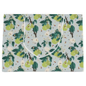 Birnen & Bienen im botanischen Garten Große Geschenktüte (Vorderseite)