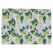 Birnen & Bienen im botanischen Garten Große Geschenktüte (Rückseite)