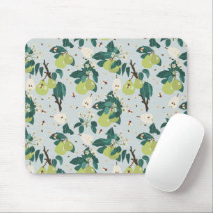 Birnen & Bienen in einer Blumengarten Küche Mousepad