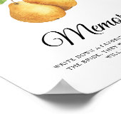 Birnen Brautparty Erinnerungen mit der Braut Poster (Ecke)